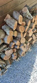 Bois de 3 arbres coupés de mon jardin. (la totalité)., Ophalen