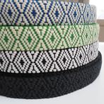 5953) 1m tassenband geometrisch breedte 38mm, Ophalen of Verzenden, Nieuw, Lint, Band of Elastiek
