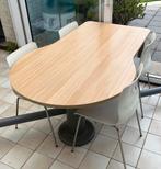 Mooie tafel en 4stoelen, Ophalen, Overige materialen, Gebruikt, 50 tot 100 cm