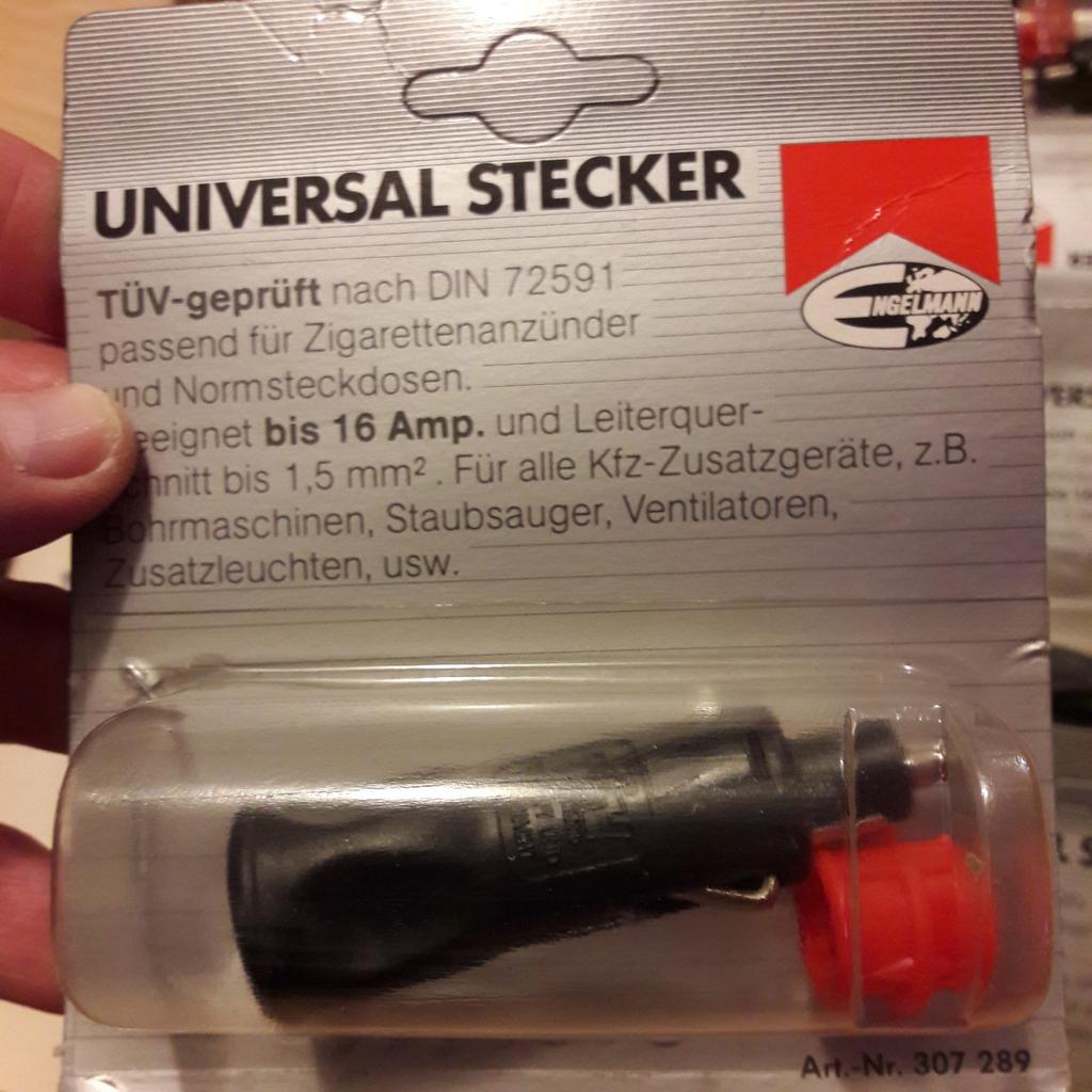 Lot de (50) Fiche Universelle pour prise allume-cigare, Enlèvement ou Envoi, Neuf