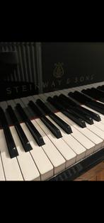 Steinway & sons model O, Muziek en Instrumenten, Piano's, Vleugel, Gebruikt, Hoogglans, Zwart