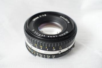 Nikon E 50mm 1.8 pancake voor Nikon „F” digit. /analoog beschikbaar voor biedingen