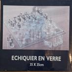 Echiquier moderne en verre, Enlèvement ou Envoi