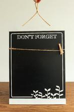 Krijtbord "Don't forget", Huis en Inrichting, Woonaccessoires | Memoborden, Ophalen of Verzenden, Zo goed als nieuw, Krijtbord