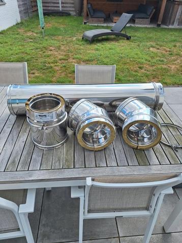 Dubbelwandige inox buis 150-200, Enlèvement ou Envoi, Neuf