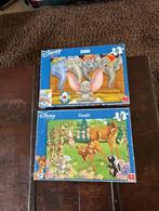deux puzzles Disney Bambi et Dumbo, Kinderen en Baby's, 10 tot 50 stukjes, 4 tot 6 jaar, Gebruikt, Ophalen