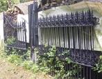 Ijzeren klassiek hekwerk, Tuin en Terras, Tuinhekken en Hekwerk, Ophalen, Met poort, Gebruikt, Sierhekwerk