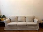 Beige IKEA EKTORP zetel 3 personen, Huis en Inrichting, Ophalen, Gebruikt, Driepersoons, 75 tot 100 cm
