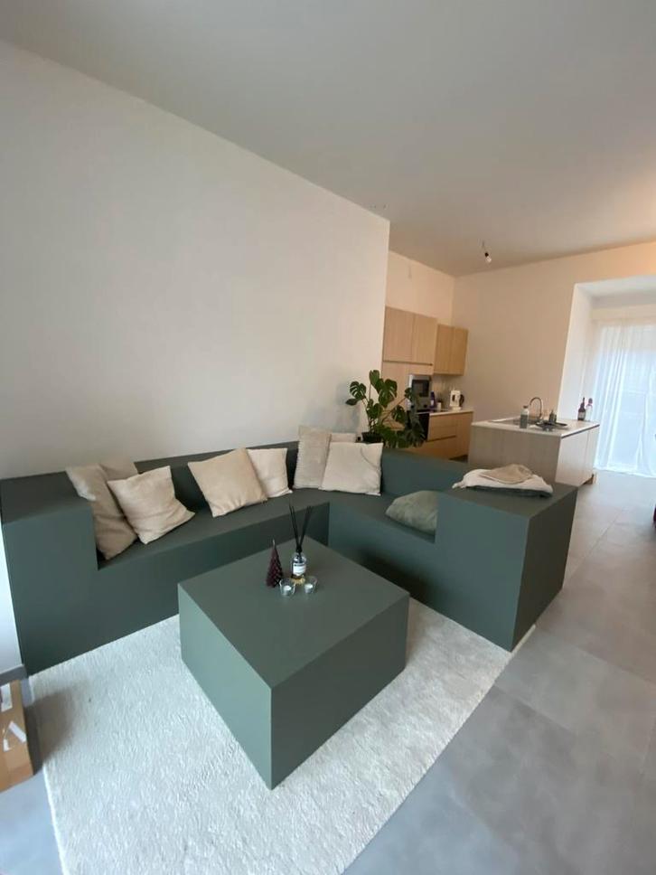 Design zetel (3-delig), Maison & Meubles, Canapés | Salons, Utilisé, Banc d'angle, Quatre personnes ou plus, 250 à 300 cm, 75 à 100 cm