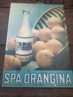 Blikken bordje Spa Orangina, Verzamelen, Ophalen of Verzenden, Zo goed als nieuw