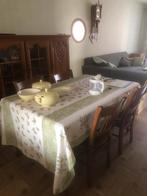 Eetplaats jaren 70 goede staat, Ophalen, Gebruikt, Vintage moden, 4 tot 6 stoelen