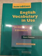 livre english vocabulary in use pre-intermediate and interme, Enlèvement, Neuf, Autres niveaux, Néerlandais