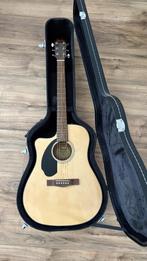 Fender Classic Design CD-60SCE LH (linkshandige) + koffer, Ophalen, Zo goed als nieuw, Western- of Steelstringgitaar, Met koffer