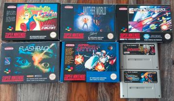 Super Nintendo-games Famicom snes sfc flashback een andere w beschikbaar voor biedingen