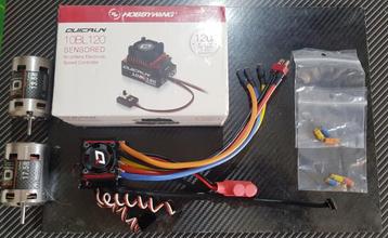 Hobbywing Quickrun 10BL120 Brushless ESC combo + 2 motoren beschikbaar voor biedingen
