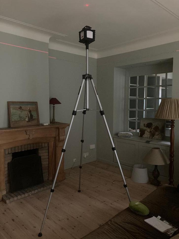 ROTERENDE LASER 3 ASSEN „LASERLINER Quadrum 410S”, Doe-het-zelf en Bouw, Meetapparatuur, Zo goed als nieuw, Accessoires, Ophalen