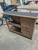 clapier pour lapin ( prix 50 euros ), Ophalen, Kooi, 90 cm of meer, Konijn