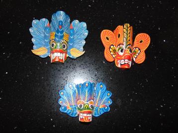 Maskertjes uit Sri Lanka beschikbaar voor biedingen