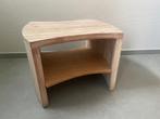 Bijzettafeltje (massief hout) : € 15, Ophalen, Minder dan 45 cm, Gebruikt, Massief hout