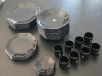 Arcopal achthoekig zwart servies, Huis en Inrichting, Keuken | Servies, Ophalen, Nieuw, Bord(en)