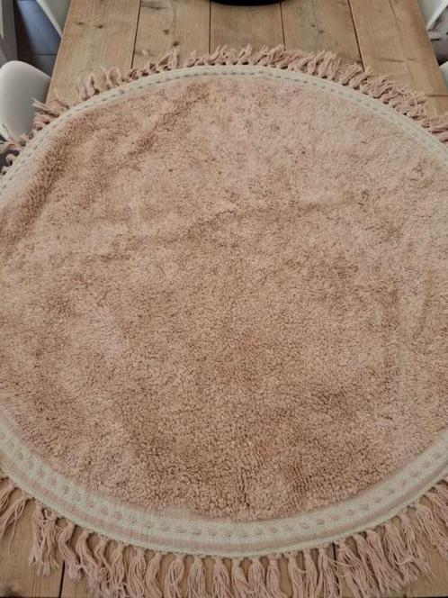 Tapis Petit Vloerkleed Oudroze, Maison & Meubles, Ameublement | Tapis & Moquettes, Comme neuf, 100 à 150 cm, 100 à 150 cm, Rond