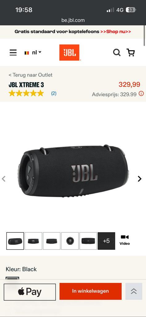 JBL extreem 3, Audio, Tv en Foto, Luidsprekerboxen, Zo goed als nieuw, JBL, Ophalen