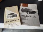 Vraagbaak Opel kadett E, Ophalen