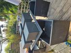 Table terrasse 8 personnes,  4 fauteuils, 4 sieges, Tuin en Terras, Tuintafels, Ophalen, Gebruikt