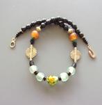 Ketting met Murano Venetiaans glas en Afrikaanse kralen, Handtassen en Accessoires, Kettingen, Overige materialen, Nieuw, Ophalen of Verzenden