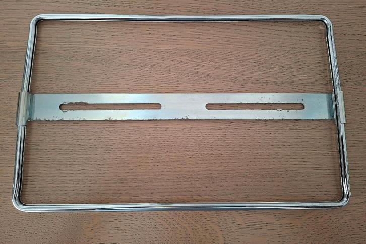 Nummerplaat houder chrome oldtimer, Autos : Pièces & Accessoires, Éclairage, Ford USA, Utilisé, Enlèvement ou Envoi