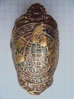 ancienne plaque de vélo en cuivre AS cycles surterre, Enlèvement ou Envoi