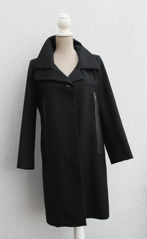 Prachtige zwarte jas van Barbara Bui L - uitzonderlijk item, Kleding | Dames, Jassen | Winter, Zo goed als nieuw, Maat 38/40 (M)