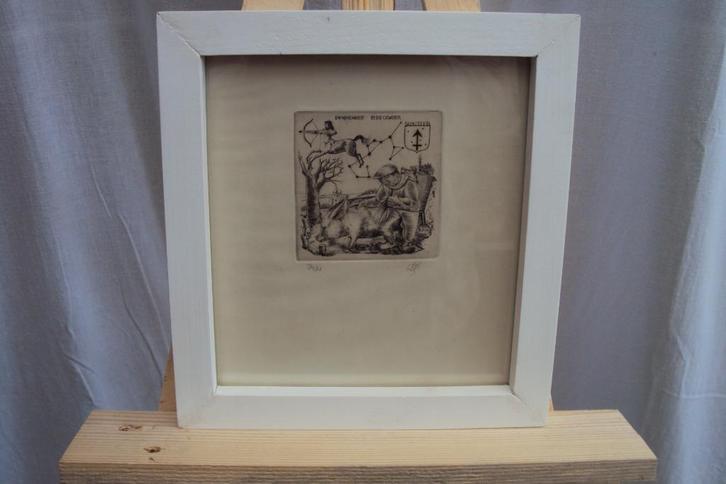 ets, Antiek en Kunst, Kunst | Etsen en Gravures, Ophalen of Verzenden