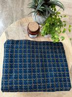 Katoen blauw/geel geruit 140L x 120B, Neuf, Coton, Enlèvement, 120 cm ou plus