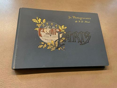 36 Photogravures de N. D. Phot. PARIS van 1906, Antiek en Kunst, Antiek | Boeken en Manuscripten, Ophalen