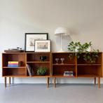 - Vintage dressoir, 2 delen, teak, Deens -, Ophalen of Verzenden, Gebruikt