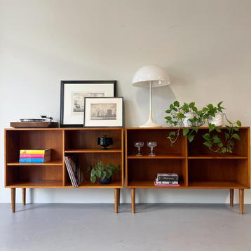 - Vintage dressoir, 2 delen, teak, Deens - beschikbaar voor biedingen