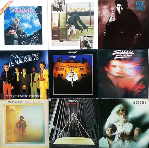 Lot van 9 ROCK  vinyl lp's uit de 1970s en 1980s, Cd's en Dvd's, Vinyl | Rock, Gebruikt, Poprock, 12 inch, Ophalen of Verzenden