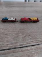 2 wagons ouverts avec voitures, Enlèvement ou Envoi, Comme neuf