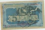 Allemagne 5 Mark - Allemagne - Fafnir - 1904 - Série T, Timbres & Monnaies, Billets de banque | Europe | Billets non-euro, Enlèvement ou Envoi
