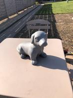 Tuinbeeld teckel tekkel hond, Tuin en Terras, Ophalen, Zo goed als nieuw, Steen, Dierenbeeld