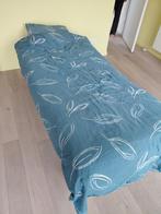 Eenpersoonsbed Interflow 220 x 90 cm, Huis en Inrichting, Slaapkamer | Bedden, Ophalen, 90 cm, Eenpersoons, Bruin