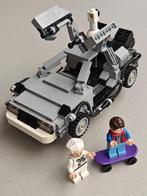 The DeLorean time machine Back to the Future 21103 Lego, Kinderen en Baby's, Complete set, Ophalen of Verzenden, Lego, Zo goed als nieuw