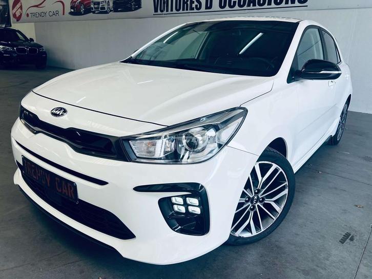 Kia Rio 1.0 T-GDi GT-Line NAVI+CAMERA+KEYLESS+TVA+GARANTIE, Auto's, Kia, Bedrijf, Te koop, Rio, ABS, Achteruitrijcamera, Adaptieve lichten