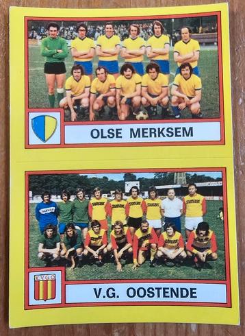 Panini Football 75 nr 345 Team Merksem/Oostende ongebruikt! beschikbaar voor biedingen