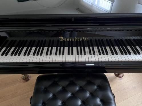 Bösendorfer Vleugelpiano, Muziek en Instrumenten, Piano's, Gebruikt, Vleugel, Zwart, Hoogglans, Verzenden