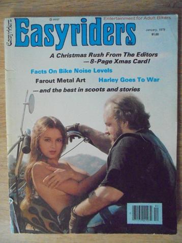 Easyriders Magazine 1979 volledig jaar met 10 x David Mann. beschikbaar voor biedingen