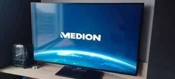 Medion 50" en muurbeugel, Audio, Tv en Foto, Televisies, 50 Hz, LCD, Zo goed als nieuw, Ophalen
