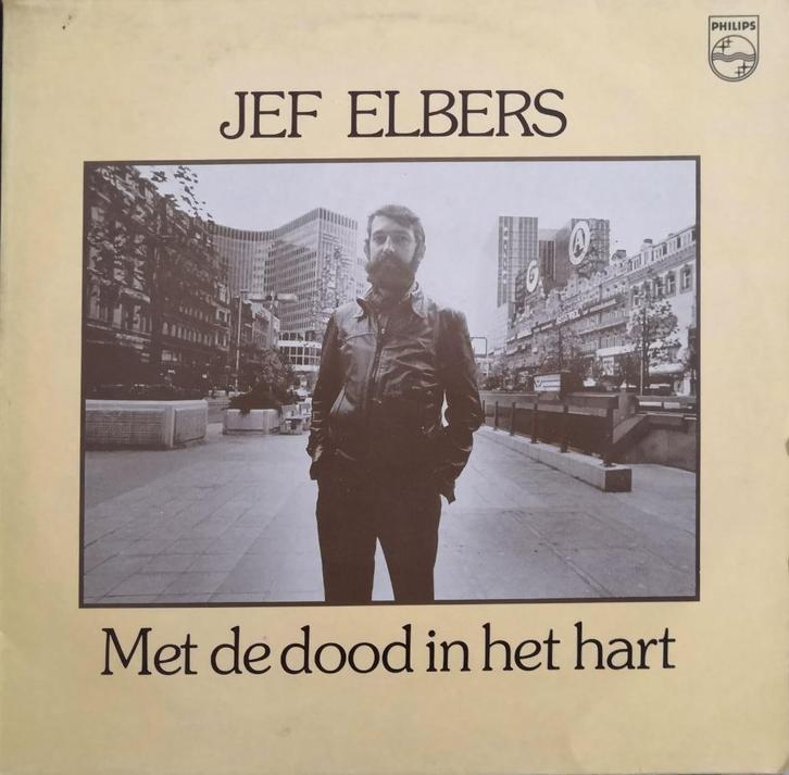 JEF ELBERS - Met de dood in het hart (LP), Cd's en Dvd's, Vinyl | Nederlandstalig, Zo goed als nieuw, Levenslied of Smartlap, 12 inch