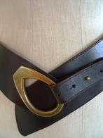 Comme neuve: belle ceinture, cuir marron. 90 cm, 90 à 100 cm, Comme neuf, ., Brun